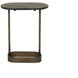 Eden 24.25 X 20 inch Bronze Marble End Table